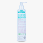 Água de Limpeza Blumee 300ml, detalhe da embalagem com ícones veganos e hipoalergênicos