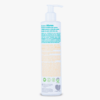 Condicionador Infantil Blumee 250ml, detalhe da embalagem com ícones naturais