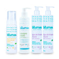 Kit Cheirinho de Amor Blumee: espuma de banho, hidratante e água de limpeza